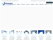 Tablet Screenshot of pendios.com